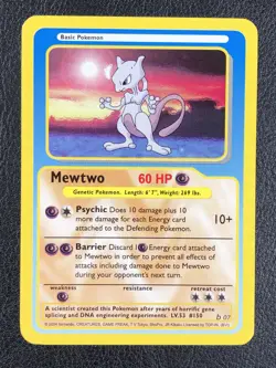 Mewtwo B 07 - Funskool Pokemon TCG - 2004 - LP - SAFE SHIP - Image 2