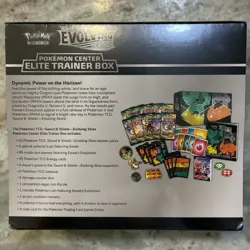 2021 Pokemon SWSH Evolving Skies Sealed Pokemon Center ETB Elite Trainer Box - Image 2
