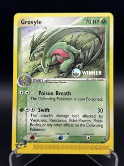 2003 Pokemon Nintendo Black Star Promos e-League Winner #004 Grovyle - Image 1