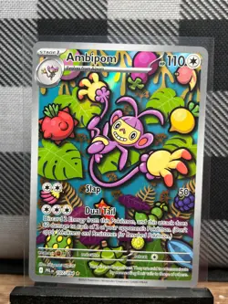 Pokemon TCG: Ambipom 107/94, (FULL ART) Phantasmal Flames _ HOLO - Image 1