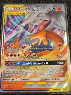 Reshiram & Charizard GX 20 Mitsuhiro Arita art-Unbroken Bonds English Pokemon - Image 1