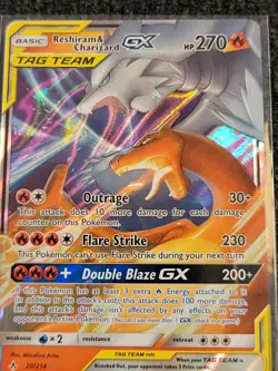 Reshiram & Charizard GX 20 Mitsuhiro Arita art-Unbroken Bonds English Pokemon - Image 2