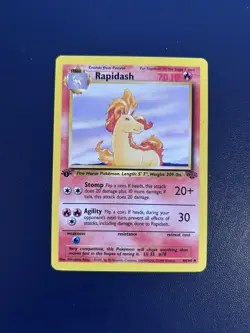Rapidash 44/64 Jungle 1st Edition - Pokemon TCG - Non Holo Pokemon 1999 - LP+ - Image 1