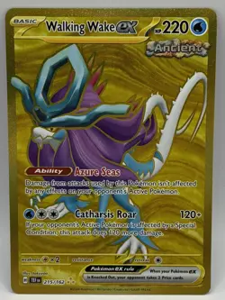 Pokemon Walking Wake ex SV05: Temporal Forces #215/162 - Image 1