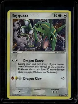 Pokemon TCG Rayquaza 9/106 EX Emerald Holo Rare MP - Image 1