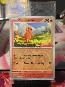 Pokemon Charmander GameStop Stamped Sealed Promo Scarlet And Violet 151 - Image 1