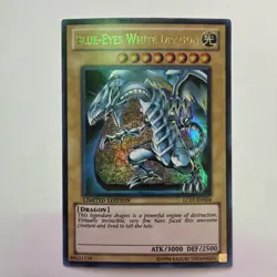 Yugioh Blue-Eyes White Dragon LC01-EN004 Ultra (NM) - Image 1