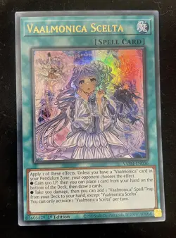 Vaalmonica Scelta Collectors Rare 1st Ed VASM-EN036 NM PF Yu-Gi-Oh - Image 1