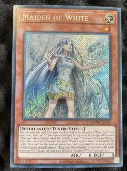 Maiden of White - SDWD-EN041 - Secret Rare 1st ED NM Yugioh - Image 1