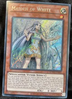 Maiden of White - SDWD-EN041 - Secret Rare 1st ED NM Yugioh - Image 2