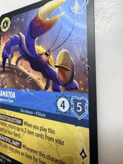 Tamatoa - Happy as a Clam 162/204 Archazia's Island Cold Foil Disney Lorcana - Image 2