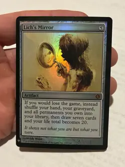 Lich's Mirror Shards of Alara MTG Card MTG The List Reprints NM FOIL - Image 1