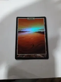 Magic the Gathering Foil Plains Unhinged Card 136/140 - Image 1