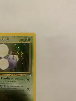 Pokemon TCG Jumpluff Neo Genesis Holo Card 7/111 Unlimited Rare LP - Image 3