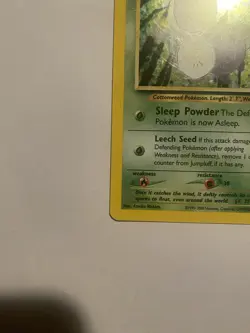Pokemon TCG Jumpluff Neo Genesis Holo Card 7/111 Unlimited Rare LP - Image 5