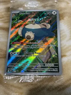 Snorlax 051 Sv: Scarlet & Violet Promo Cards Holo Sealed - Image 1