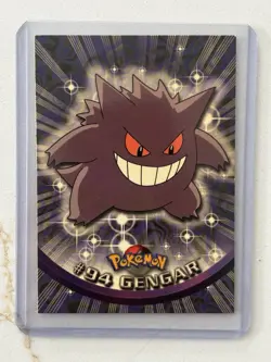 Gengar #94 Blue Logo Topps Non Holo TV Animation Pokemon Card LP/NM - Image 1