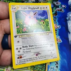 Pokemon Card - Light Wigglytuff Neo Destiny 54/105 Uncommon 1st Edition Nm/ Lp - Image 4
