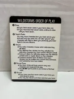 Wildstorms Expandable SuperHero CCG Starter Deck Instructions 58 Cards 1995 - Image 4