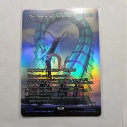 MTG Avatar: The Monstrous Serpent (Borderless Foil) - The Last Airbender - M0051 - Image 1