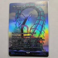 MTG Avatar: The Monstrous Serpent (Borderless Foil) - The Last Airbender - M0051 - Image 2