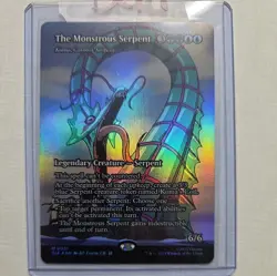 MTG Avatar: The Monstrous Serpent (Borderless Foil) - The Last Airbender - M0051 - Image 3