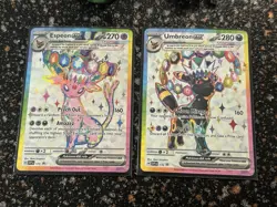 Pokemon Umbreon EX And Espeon EX Promo 175/176! - Image 1