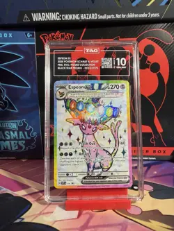 TAG 10 - Espeon ex SVP 175 - Pokemon Prismatic Evolution Black Star Promo - Image 1