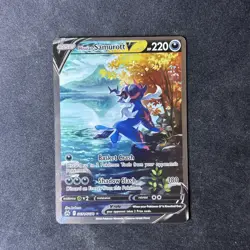 Hisuian Samurott V GG51/GG70 Crown Zenith Galarian Gallery Full Art Pokemon TCG - Image 1