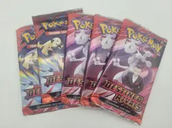 pokemon Destined Rivals booster pack Scarlet and Violet set of 5 - Image 1