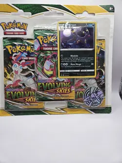 Pokemon TCG Evolving Skies 3 Pack Blister With Umbreon Promo - Image 1