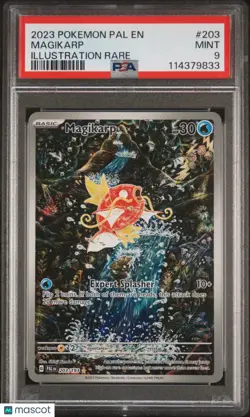 Magikarp PSA 9 IR Illustration Rare Paldea Evolved 203/193 2023 Pokemon - Image 1