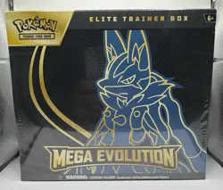Pokemon TCG Mega Evolution Lucario Elite Trainer Box ETB - New/ Factory Sealed - Image 1
