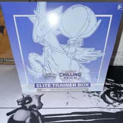 Pokemon Sword & Shield Chilling Reign Elite Trainer Box Ice Rider Calyrex Kit - Image 1