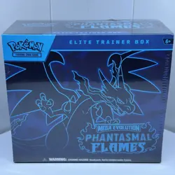 Pokemon TCG: Mega Evolution Phantasmal Flames ETB Elite Trainer Box NEW SEALED - Image 1