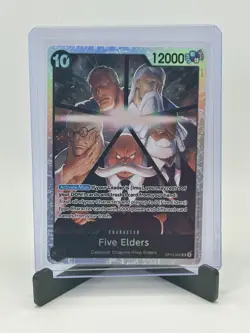 One piece OP13: Carrying on His Will Five Elders #082 Super Rare Holo - Image 1
