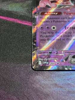 Team Rocket's Mewtwo ex 205 Scarlet & Violet Promo Cards Holo Pokemon Card - Image 5