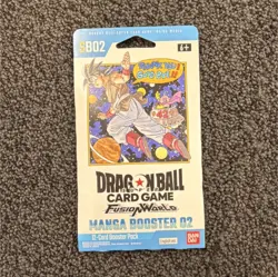 Dragon Ball Super Fusion World Manga Sleeved Booster 02 Pack 12 Cards English - Image 1