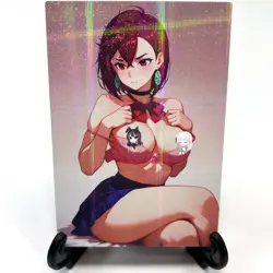 Dandadan Momo Ayase Sexy Hot Anime Waifu Girl Doujin Lewd Goddess Story Art Card - Image 2