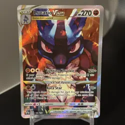 Lucario VSTAR SWSH291 Pokemon Crown Zenith Black Star Promo Card - Image 2