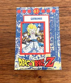 Dragon Ball Z 1989 Trading Card Bird Studio Serie 2 Holo Prism 61 Gotrunks - Image 2