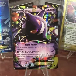Pokemon Gengar EX TCG Card 34/119 Phantom Forces Ultra Rare Holo - Image 1