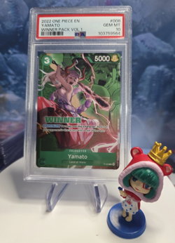 PSA 10 Yamato P 008 WINNER One Piece Card Game Tournament Promo English GEM MT - Image 1