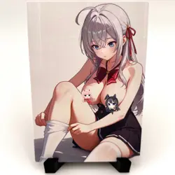 Roshidere Alisa Mikhailovna Kujou Sexy Anime Waifu Girl Lewd Goddess Story Card - Image 1