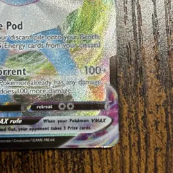 Pokemon TCG Vaporeon VMAX Evolving Skies Holo Ultra Rare Card 030/203 - Image 4