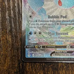 Pokemon TCG Vaporeon VMAX Evolving Skies Holo Ultra Rare Card 030/203 - Image 5