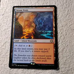 Steam Vents - Lorwyn Eclipsed (ECL) Magic The Gathering #267 Rare Non Foil NM/M - Image 1