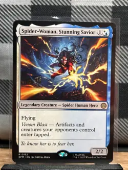 MTG TCG: Spider-Woman, Stunning Savior 152, Marvel's Spider-Man - Image 1