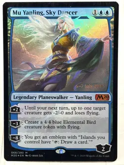 Mu Yanling, Sky Dancer LP/NM* FOIL PRELEASE PROMO 2020 Core Set 068 -UnltdCards - Image 1