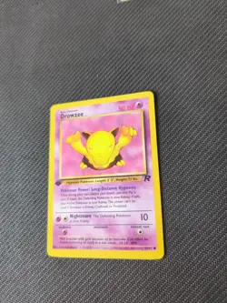 Drowzee 54/82 1st Edition Team Rocket Pokemon NM/M - Image 3